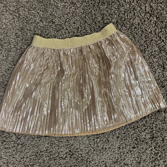 Carter's Other - 5/$25 Carters Metallic gold shimmery pull on skirt, size 3T